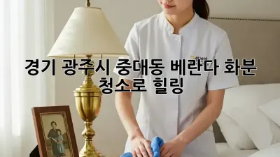 경기 광주시 중대동, 베란다 화분 청소로 힐링🪴